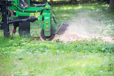 Stump Grinding and Site Preparation